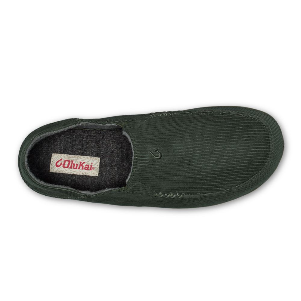 Moloa 'Ie Slipper Men's Corduroy Slippers - Nori