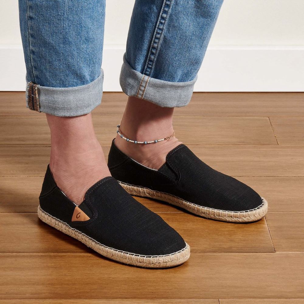 Kaula Pa'a Kapa Women's Espadrilles - Lava Rock