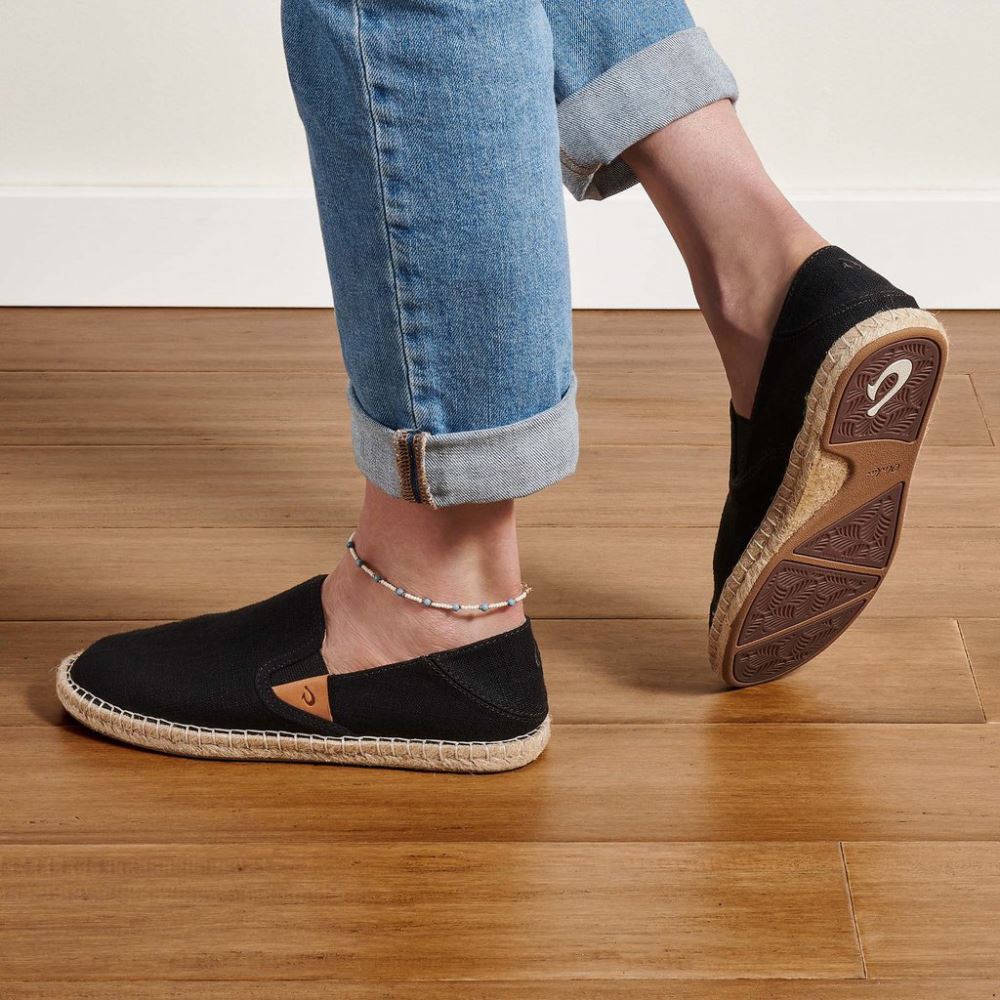 Kaula Pa'a Kapa Women's Espadrilles - Lava Rock