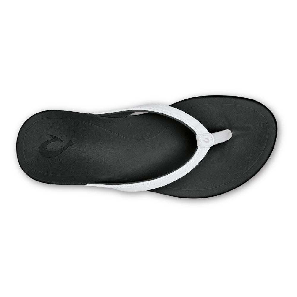 OluKai Ho'opio - White / Onyx