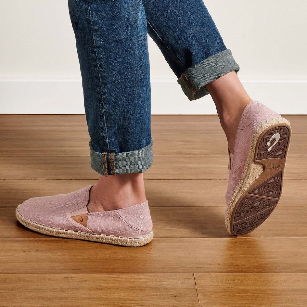 Kaula Pa'a Kapa Women's Espadrilles - Rose Sea Salt