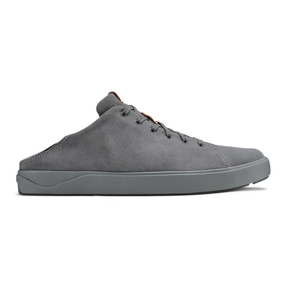 Lae'ahi Li Kala Men's Leather Sneakers - Fog